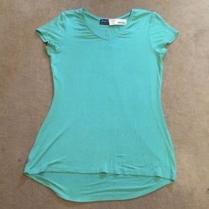 Crystal Studded High-Low Swing Tee Shirt Size S